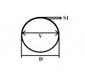 AL RÚRA KRUHOVÁ 219.1x12.7 mm , vnútro 193.7