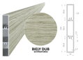 AL PLOTY BRANY LAMELA JOKEL 100x16x1,2 mm RAL LAKOVANÉ BIELY DUB štruktúra 