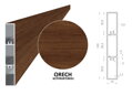 AL PLOTY BRANY LAMELA JOKEL 100x16x1,2 mm RAL LAKOVANÉ ORECH 