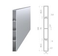 AL PLOTY BRANY LAMELA JOKEL 160x16x1,5 mm  