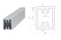 AL PLOTY BRANY LAMELA JOKEL 20x16 mm 2 šrúby 