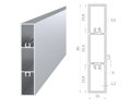 AL PLOTY BRANY LAMELA JOKEL 80x16x1,2 mm
