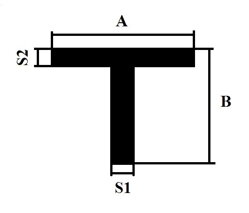AL T 80x45x2 mm 
