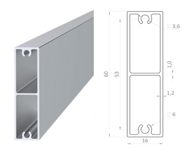 AL PLOTY BRANY LAMELA JOKEL 60x16x1,2 mm 